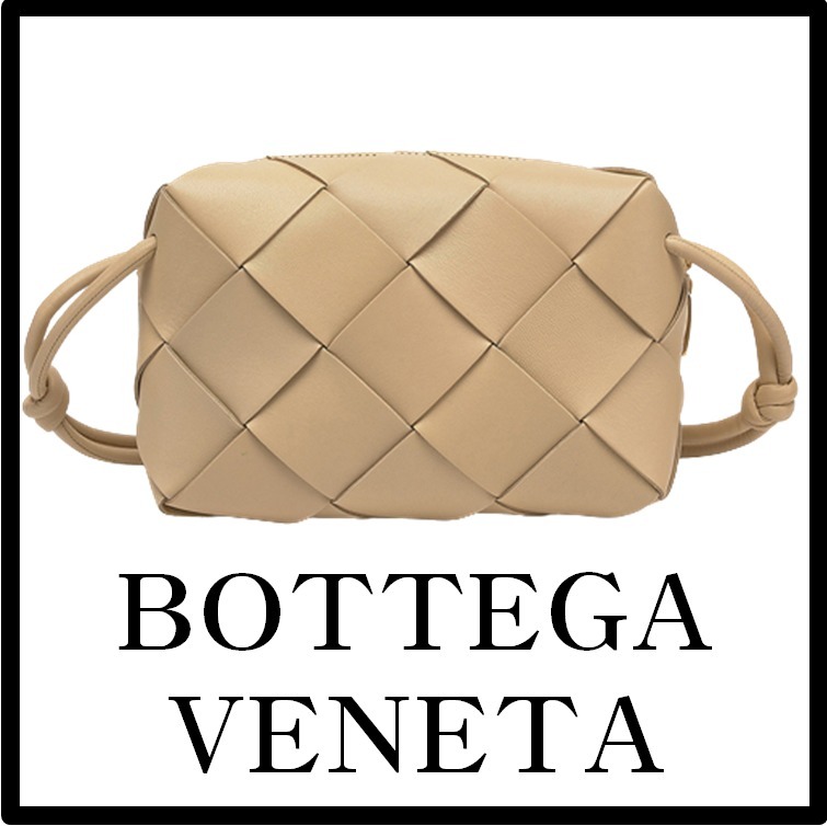 ★関税込★BOTTEGA VENETA★MINI CASSETTE CAMERA BAG ポリッジ