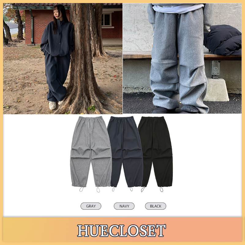 【HUECLOSET】 ★set up★ ウール リラックス パンツ