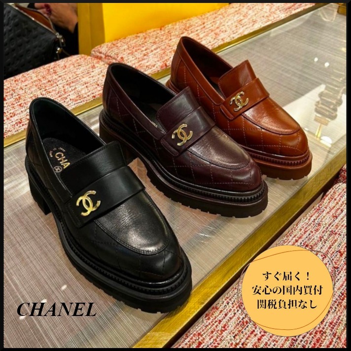 【足元からお洒落に♪】CHANEL ローファー