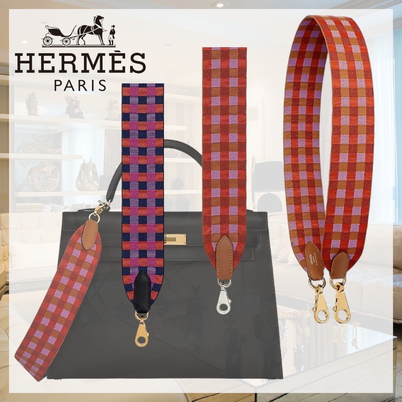 【上品☆】HERMES 《マキシカドリーユ》50mm バッグストラップ