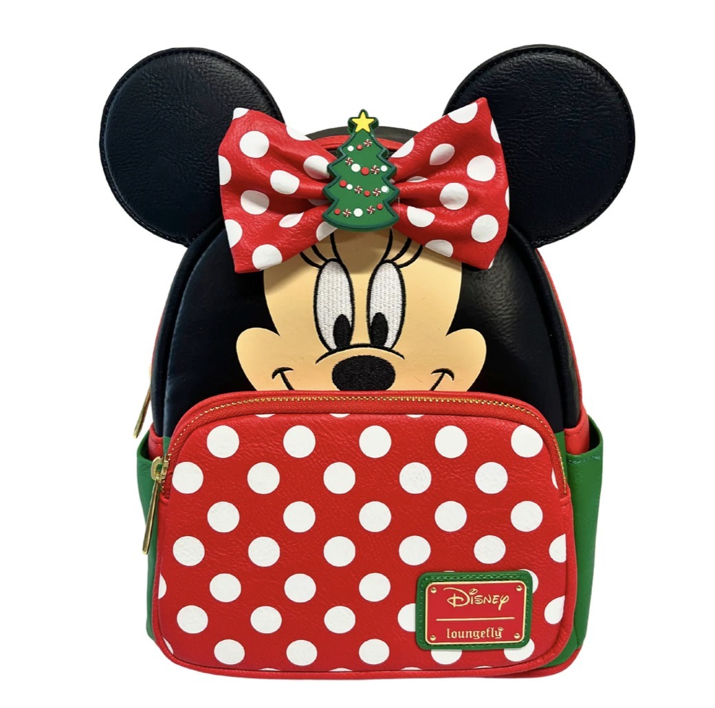 【Loungefly】Disney リボンが変えられる ミニー バックパック