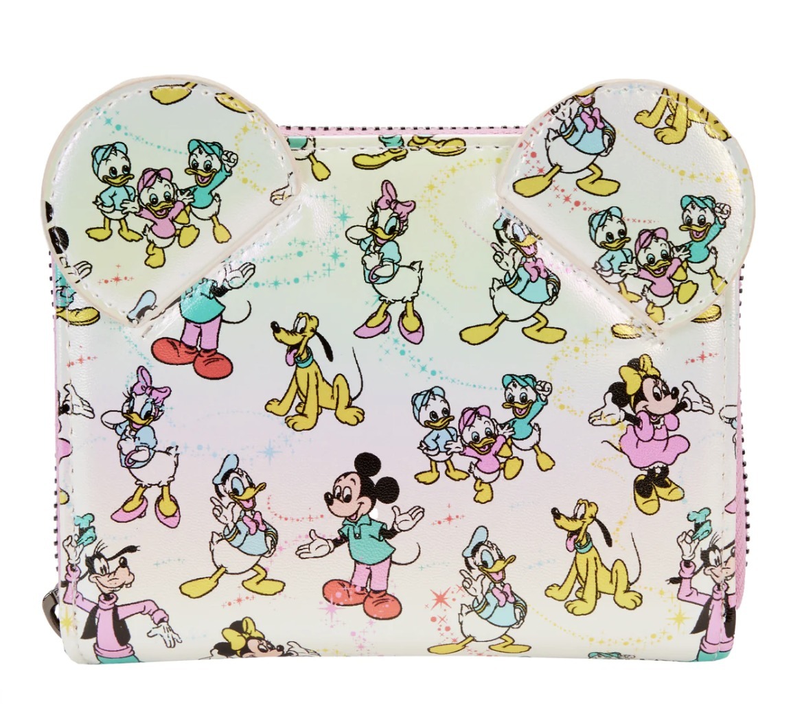 【Loungefly】Disney100 レトロミッキー＆フレンズ ウォレット