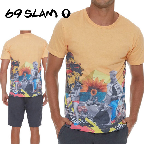 69SLAM☆SCOOTER CLUB HANS S/S PRINTED RASH TEE PLACEMENT