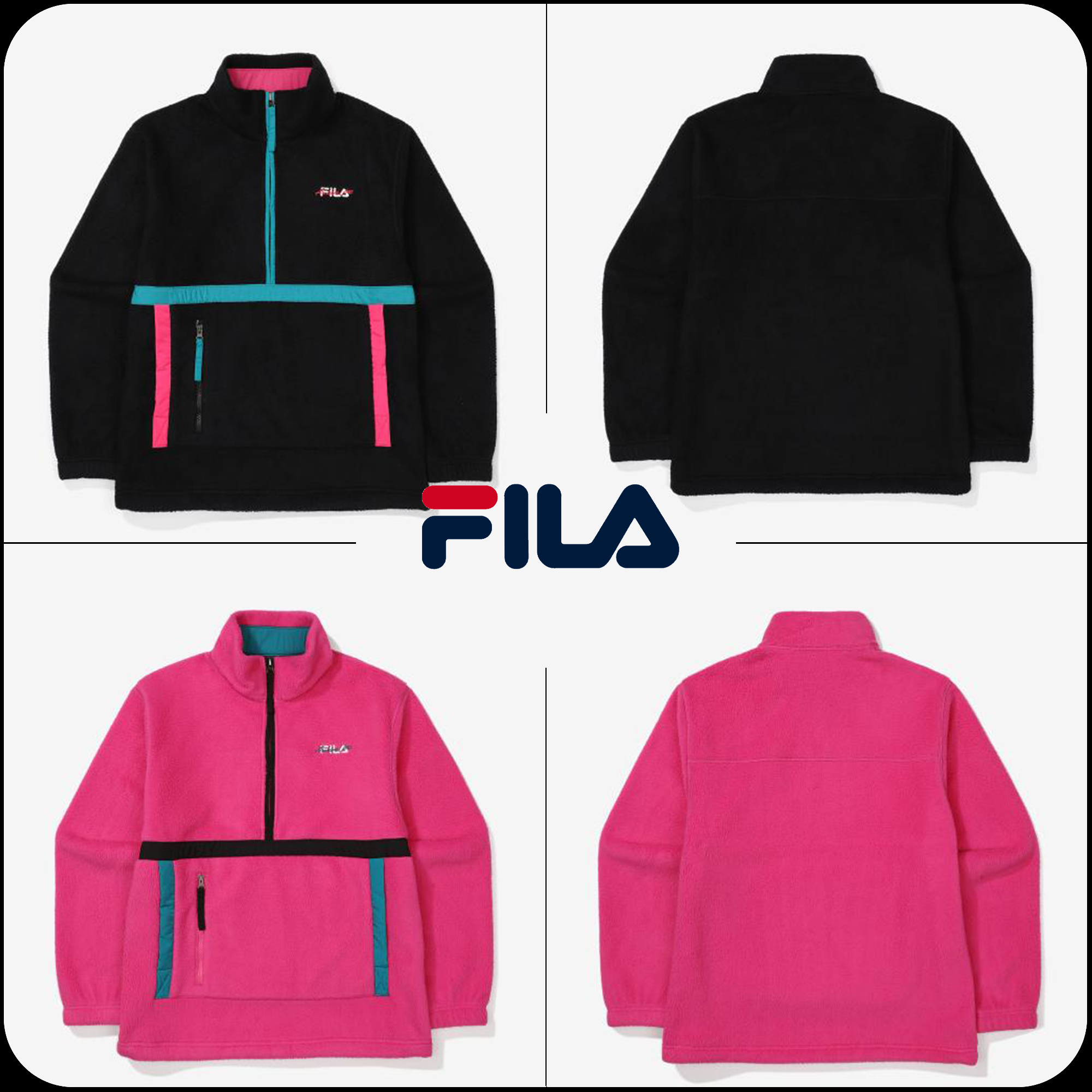 [ FILA ]★Archive fleece anorak