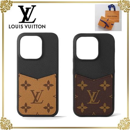 Louis Vuitton Smart Phone Cases Unisex Logo iPhone 15 Pro Smart Phone Cases