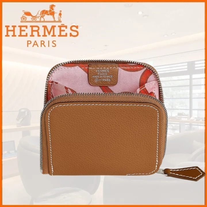 HERMES シルクインコンパクトウォレット