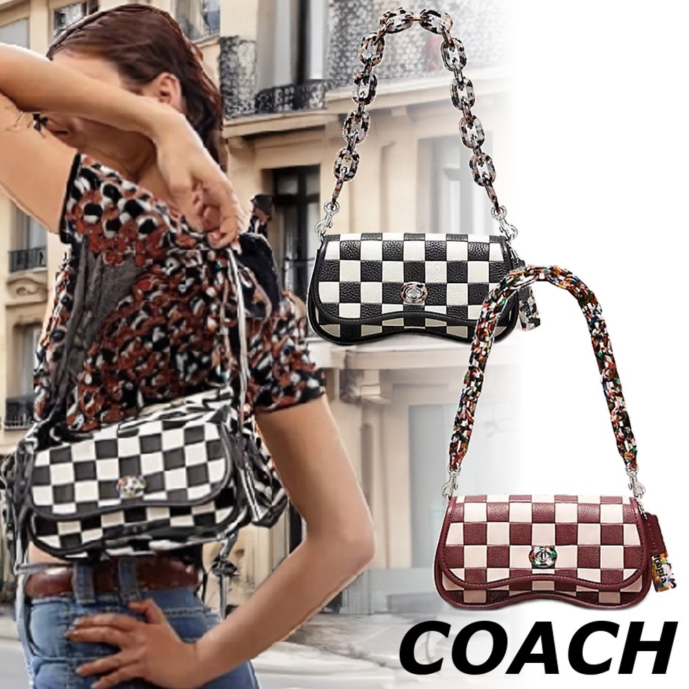 COACH☆チェッカーボード パッチワーク