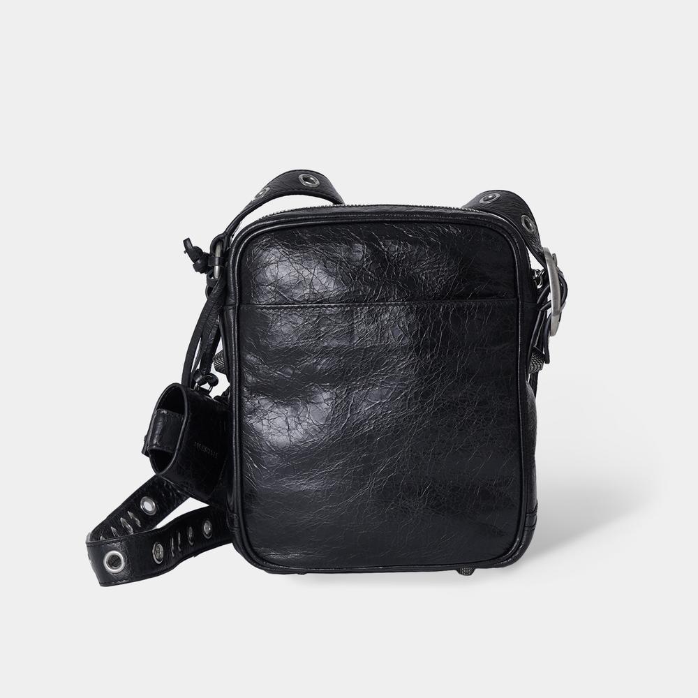 《BALENCIAGA》 719065 2AAM9 1000 LE CAGOLE CROSS BAG