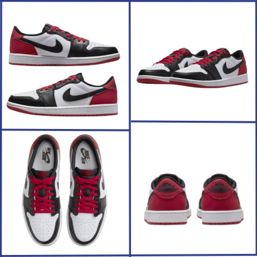スニーカー Air Jordan 1 Low Black Toe