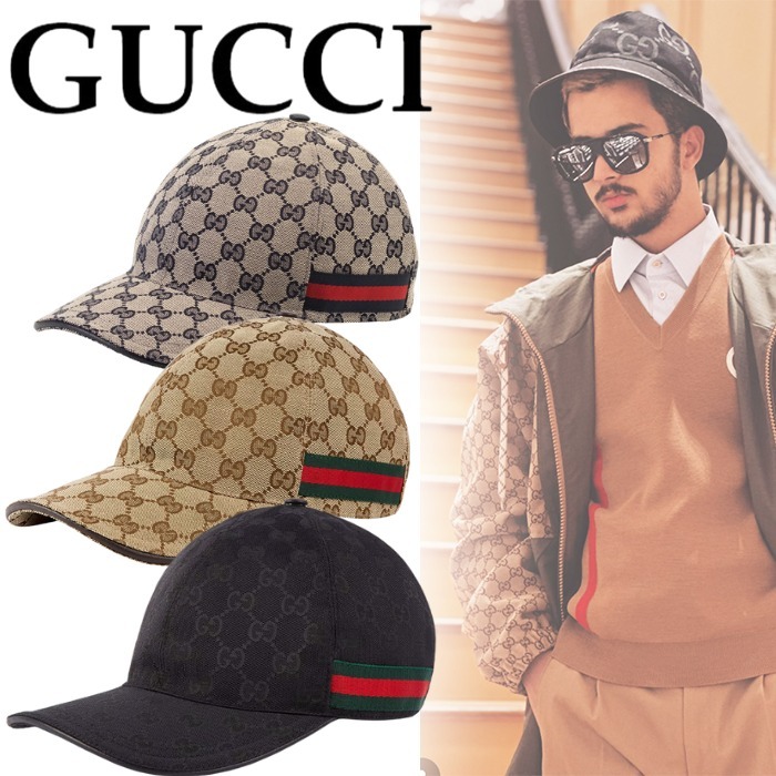 国内直営**GUCCI** GGキャンバス ベースボールキャップ