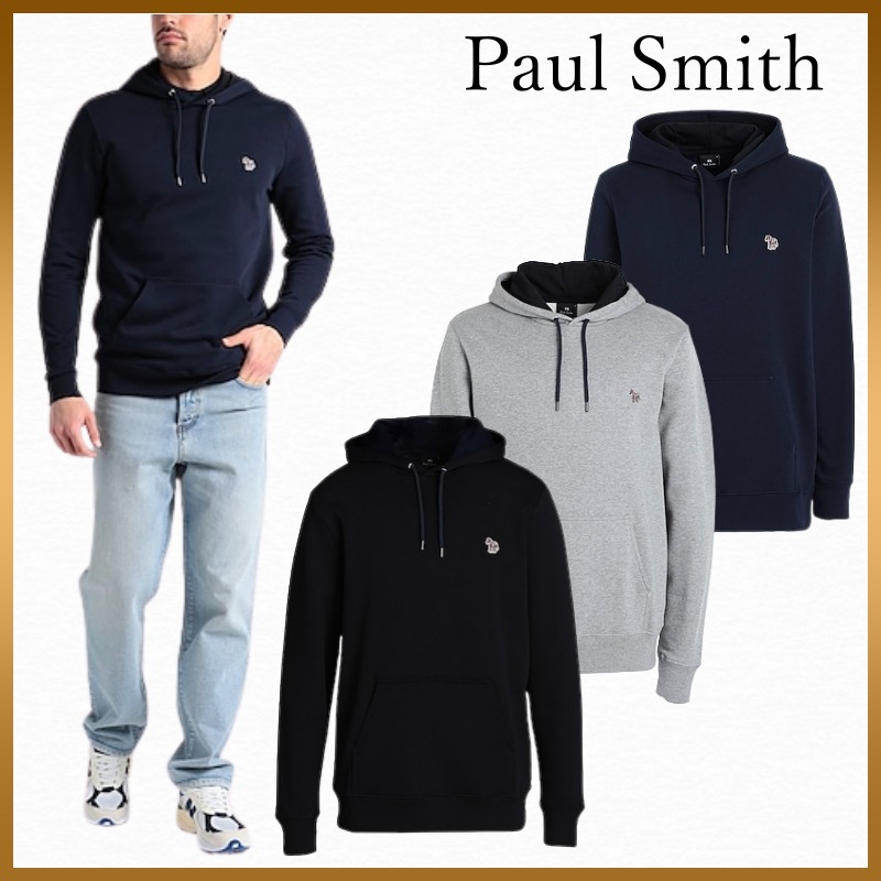 【PS PAUL SMITH 】ロゴ コットン スウェット フーディ パーカー