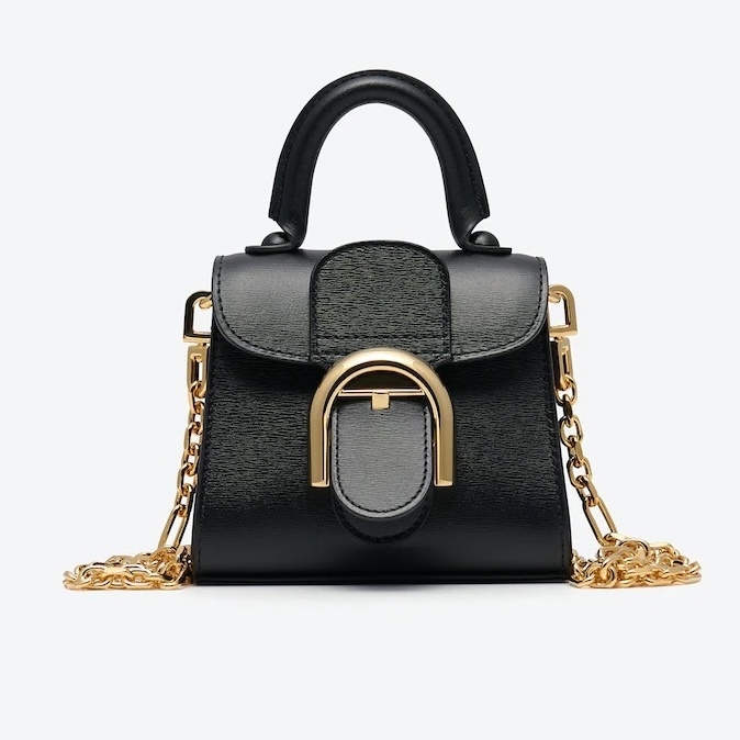 DELVAUX《Brillant Toy》ブラック ボックスカーフ DHL 直営店