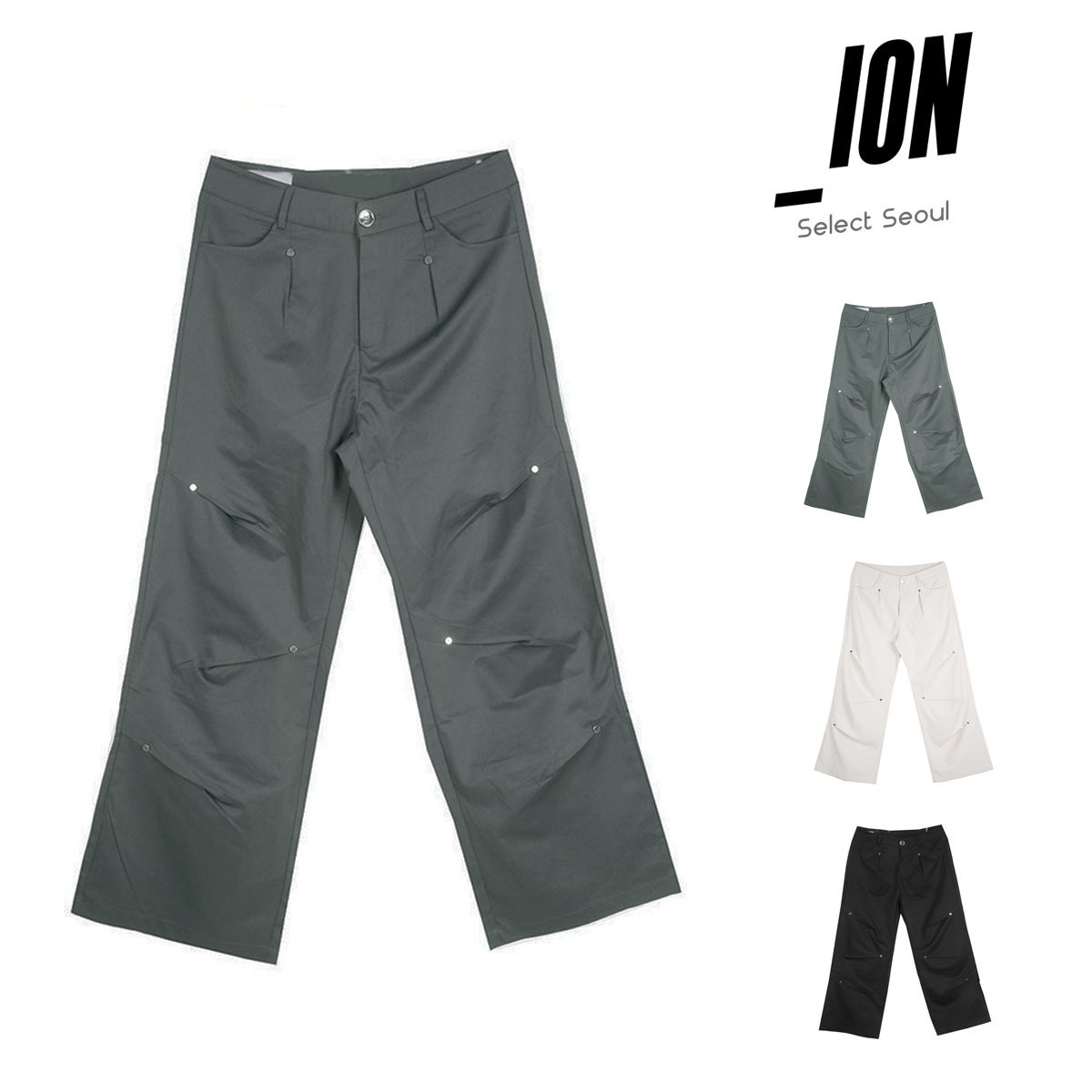 パンツ・ボトムスその他 IONSEOUL Vert Rivet Pants BJ482