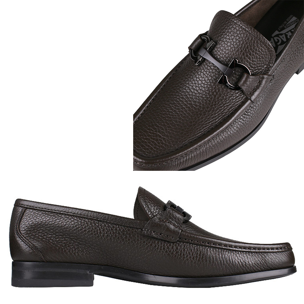 関税負担なし☆Salvatore Ferragamo メンズ モカシン