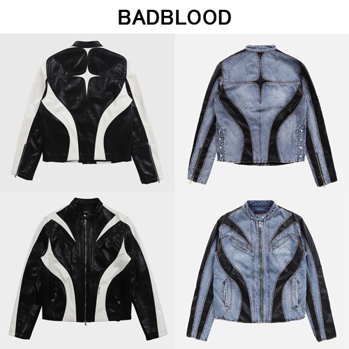 ★韓国人気★BADBLOOD★Duncan Leather Racer Jacket