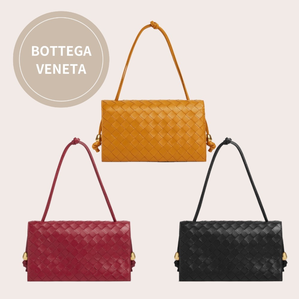 BOTTEGA VENETA 22AW Intrecciato ストラップ トリオ ポーチ