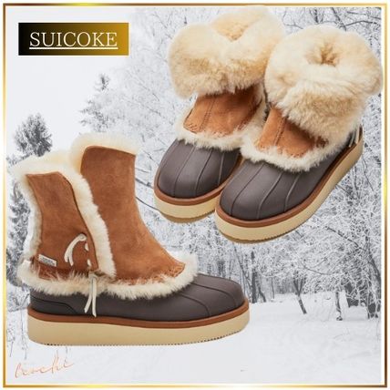 SUICOKE More Boots Unisex Street Style Plain Logo Boots Boots