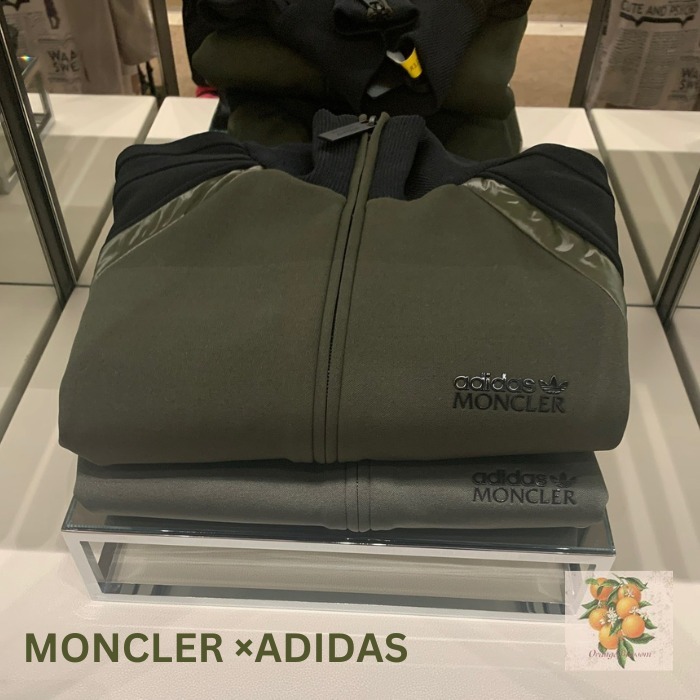 【MONCLER X ADIDAS】ジッパー付きジャージースウェットシャツ 大人気コラボ【Moncler X Adidas 】Originals Zip-Up Sweatshirt