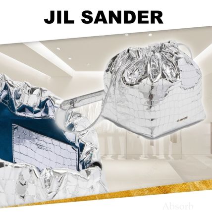 Jil Sander Bucket Bags Casual Style Other Animal Patterns Leather Party Style