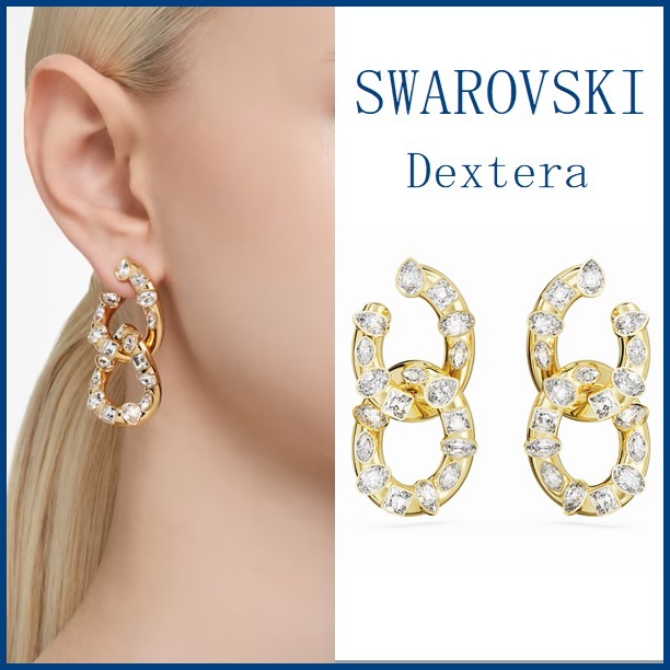 【Swarovski】Dextera フープピアス 5663263