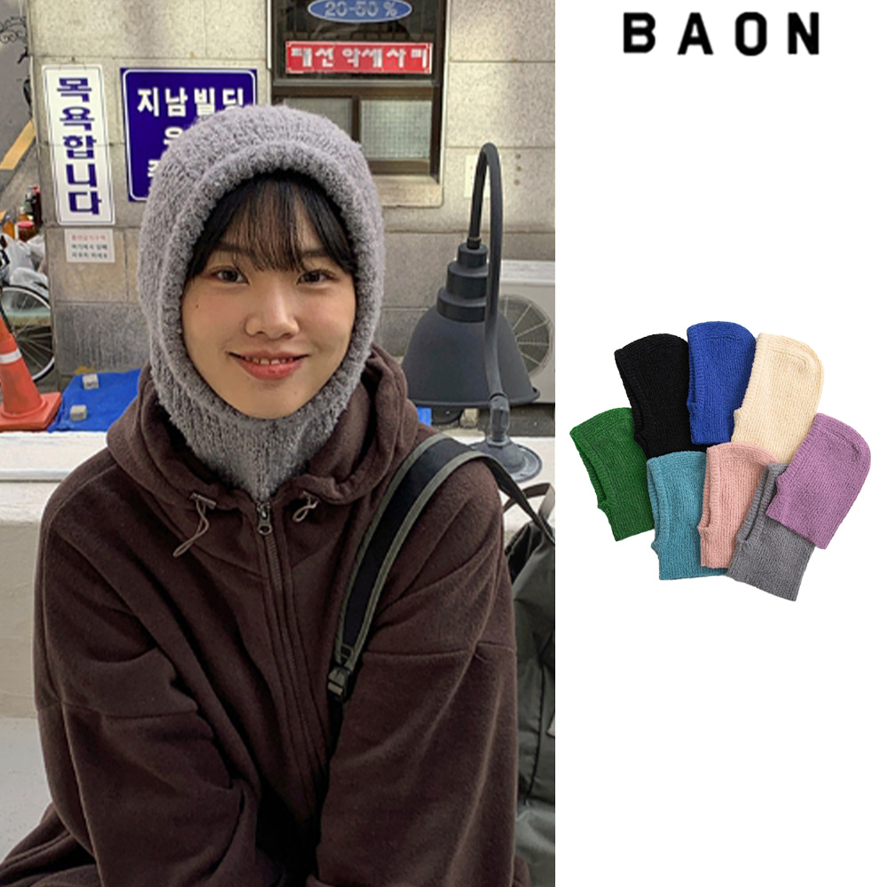 【BAON】Nullson Boucle Knit Baraclava