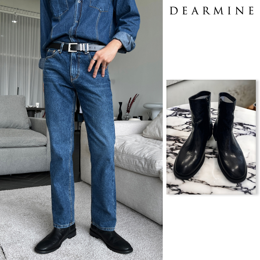 【DEARMINE】Ellen Leather Chelsea Boots