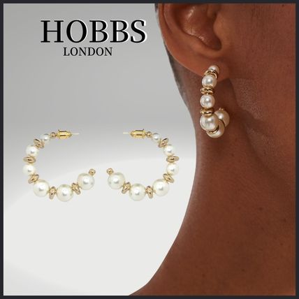 大人気 HOBBS LONDON ホッブスロンドン モリーピアス シルバー（銀色）系 Hobbs London(ホッブスロンドン) ピアス