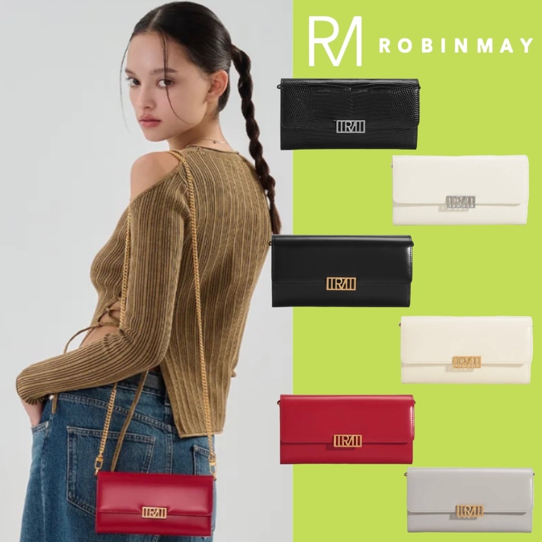 ROBINMAY 巴洛克真皮鐵錬長夾 チェーン ロングウォレット/送料込