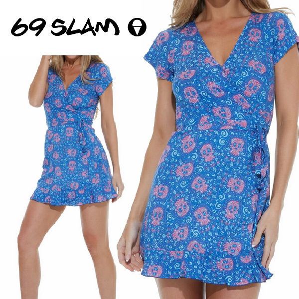 69SLAM☆HAMSA HAND CORA WRAP DRESS リゾートドレス ワンピース