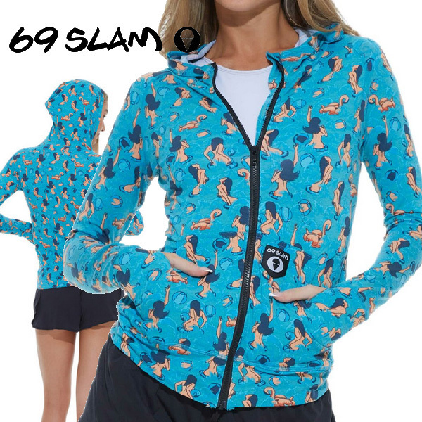 69SLAM☆GETTING WET LIGHT AINA HOODED VEST ラッシュガード