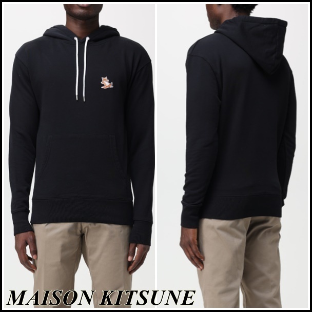 【関税込】新作◆MAISON KITSUNE メゾンキツネ◆ロゴ パーカー