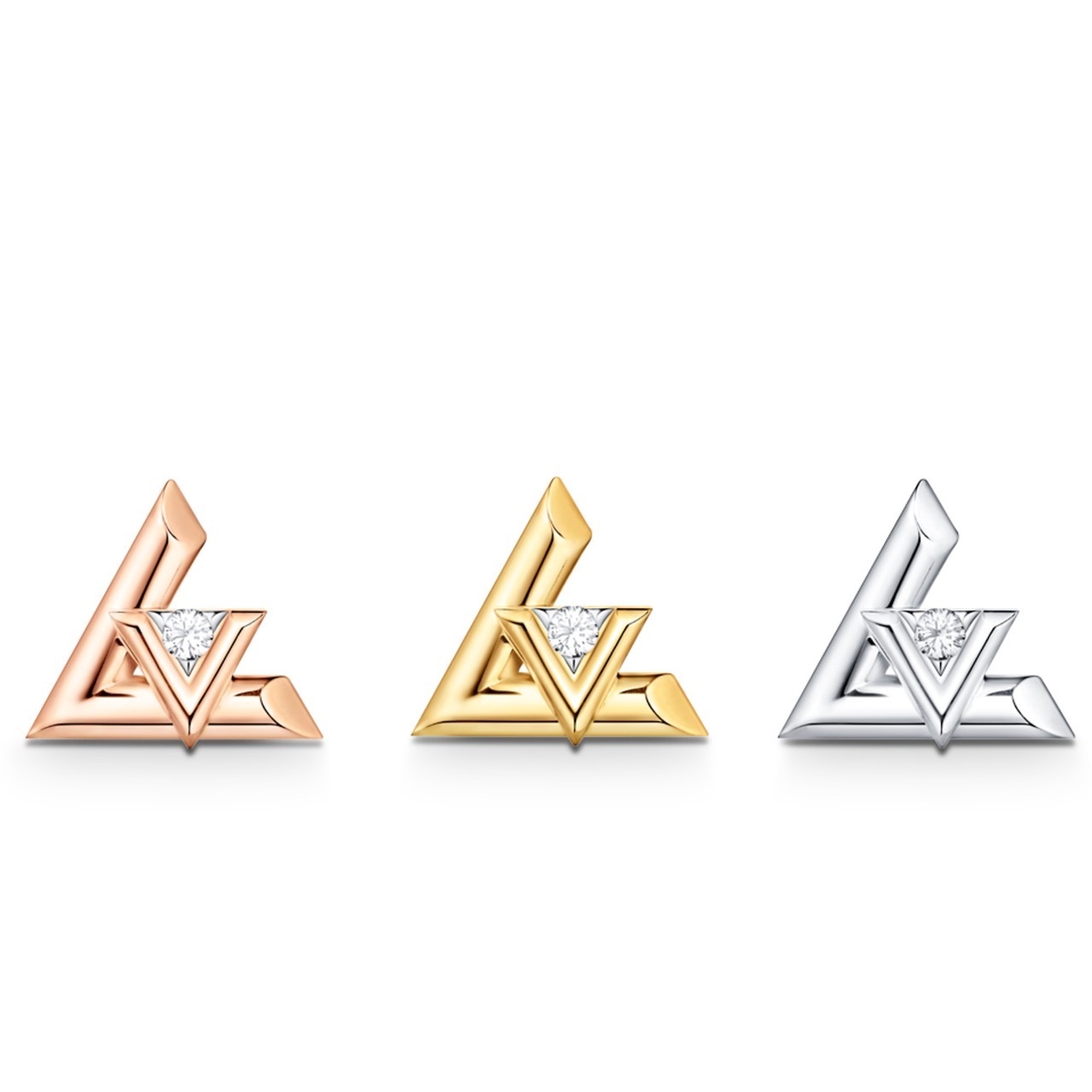 Louis Vuitton ピアス《 LV ヴォルト ワン》ゴールド DHL 直営店
