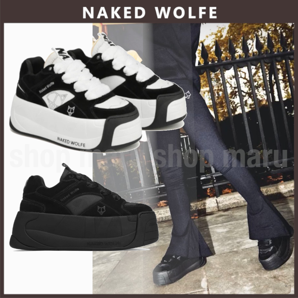 NAKED WOLFE◆SNATCH◆ウルフ ロゴ 厚底 スニーカー