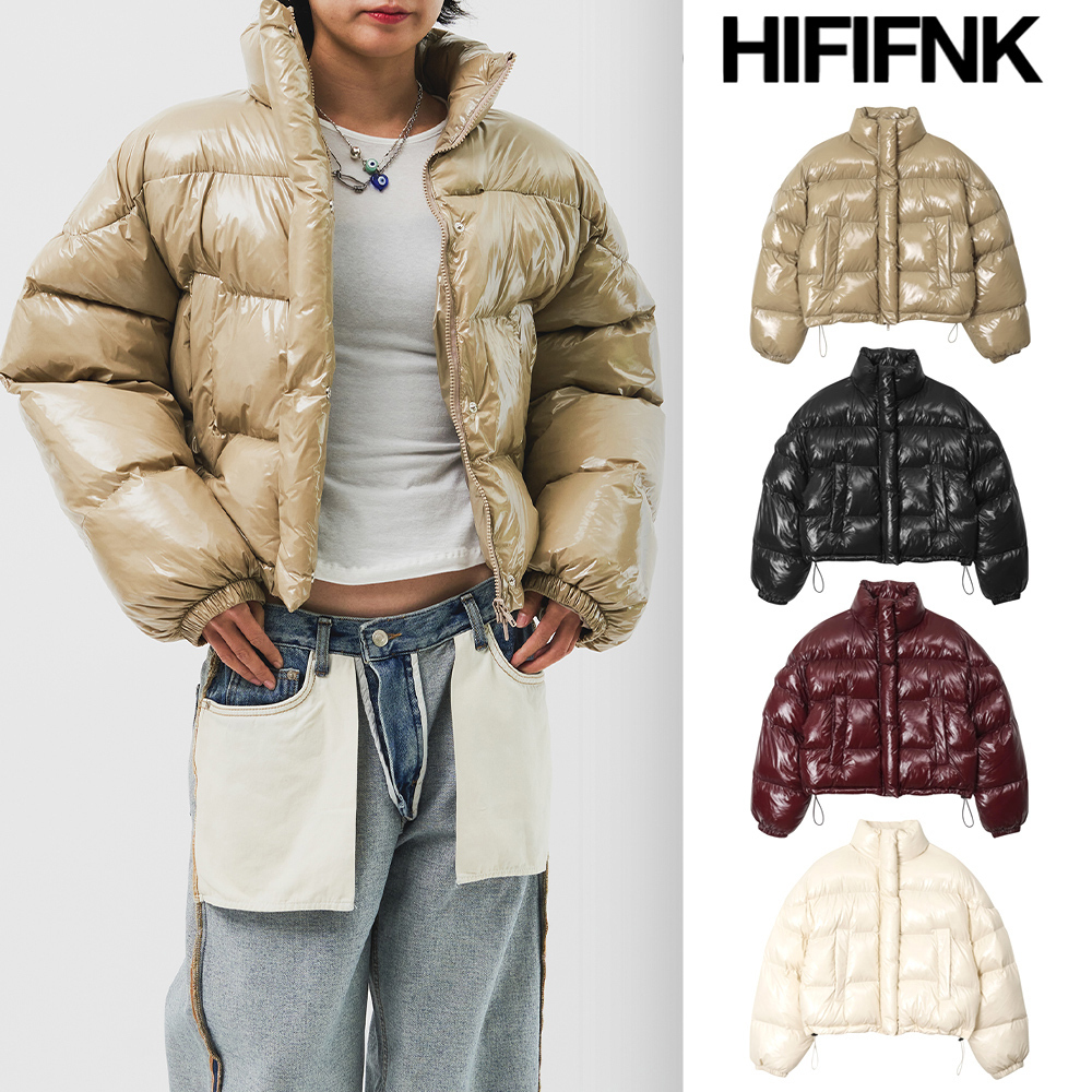 【HI FI FNK】Volume Glossy Puffer Jacket