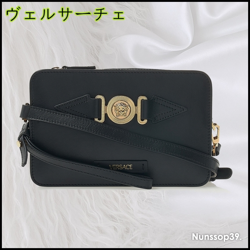 【VERSACE】送料関税込 メデューサ ビギー メッセンジャーバッグ