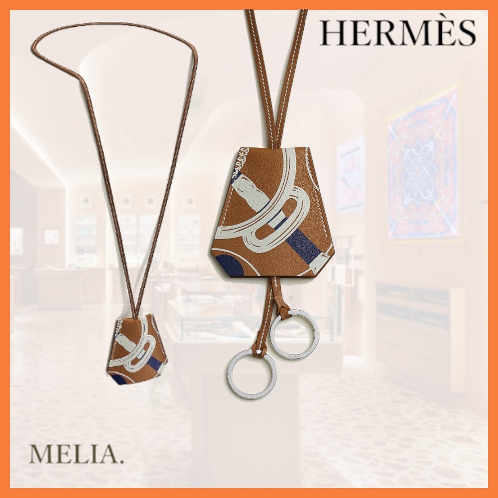 【気品あるデザイン♪】HERMES クロシェットロングネックレス