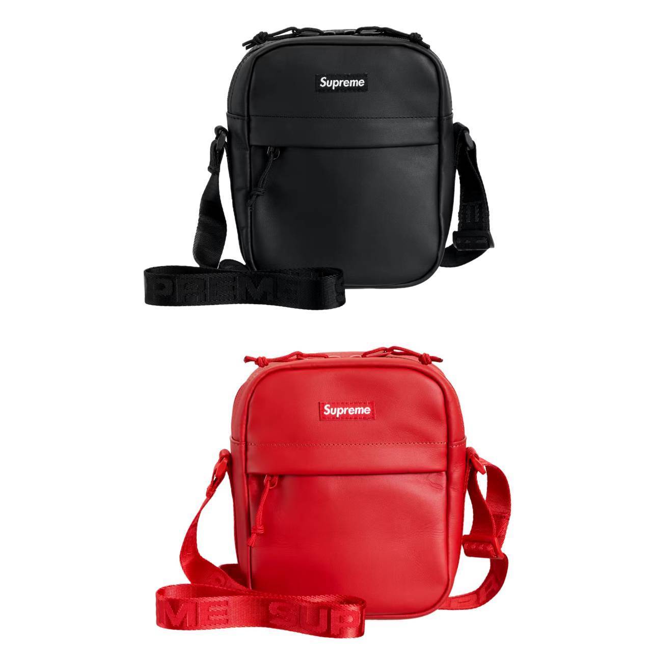 シュプリーム★レザーショルダーバッグ★Leather Shoulder
