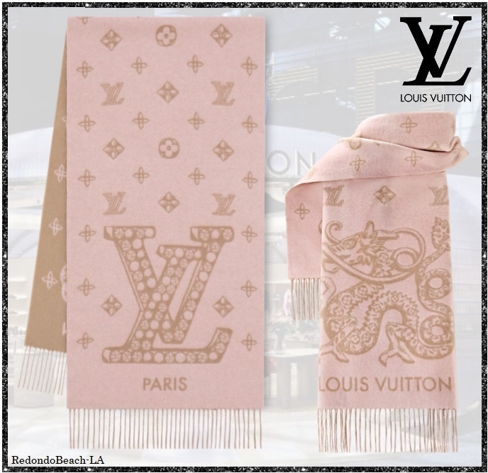 【海外限定キラキラ】LOUIS VUITTON★Precious Dragonマフラー