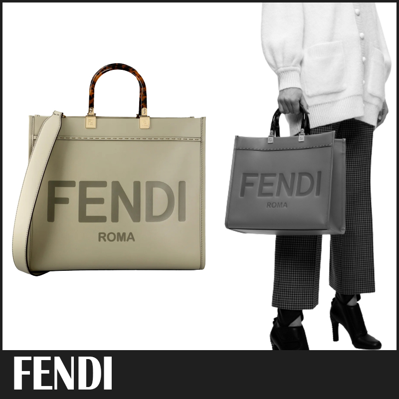 送料関税込☆FENDI サンシャイン ミディアム トート ショルダー