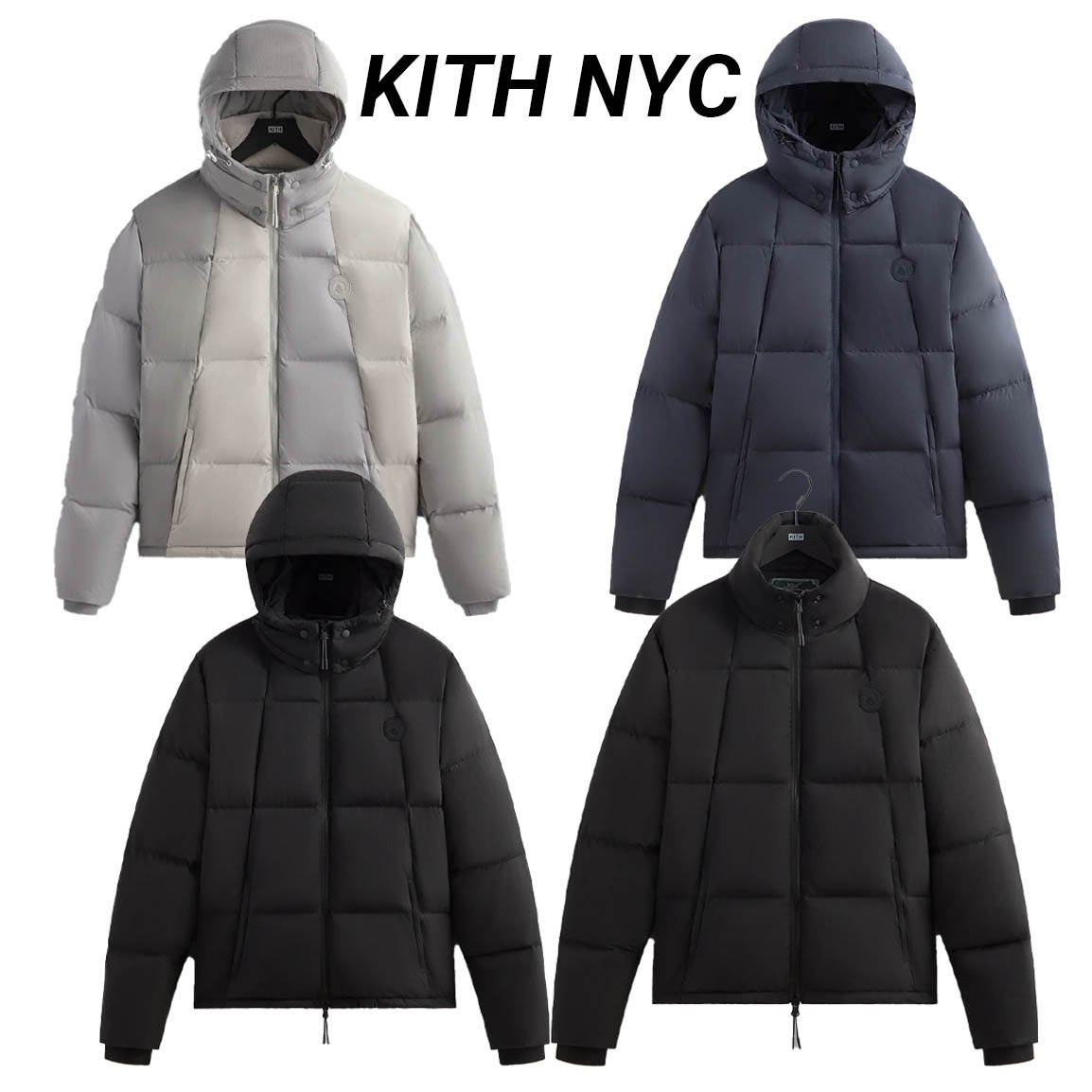 人気【KITH NYC】肌触り◎ フェイクファー☆パファージャケット 国内送関込【MAISON KITSUNE】ふわふわパファージャケット