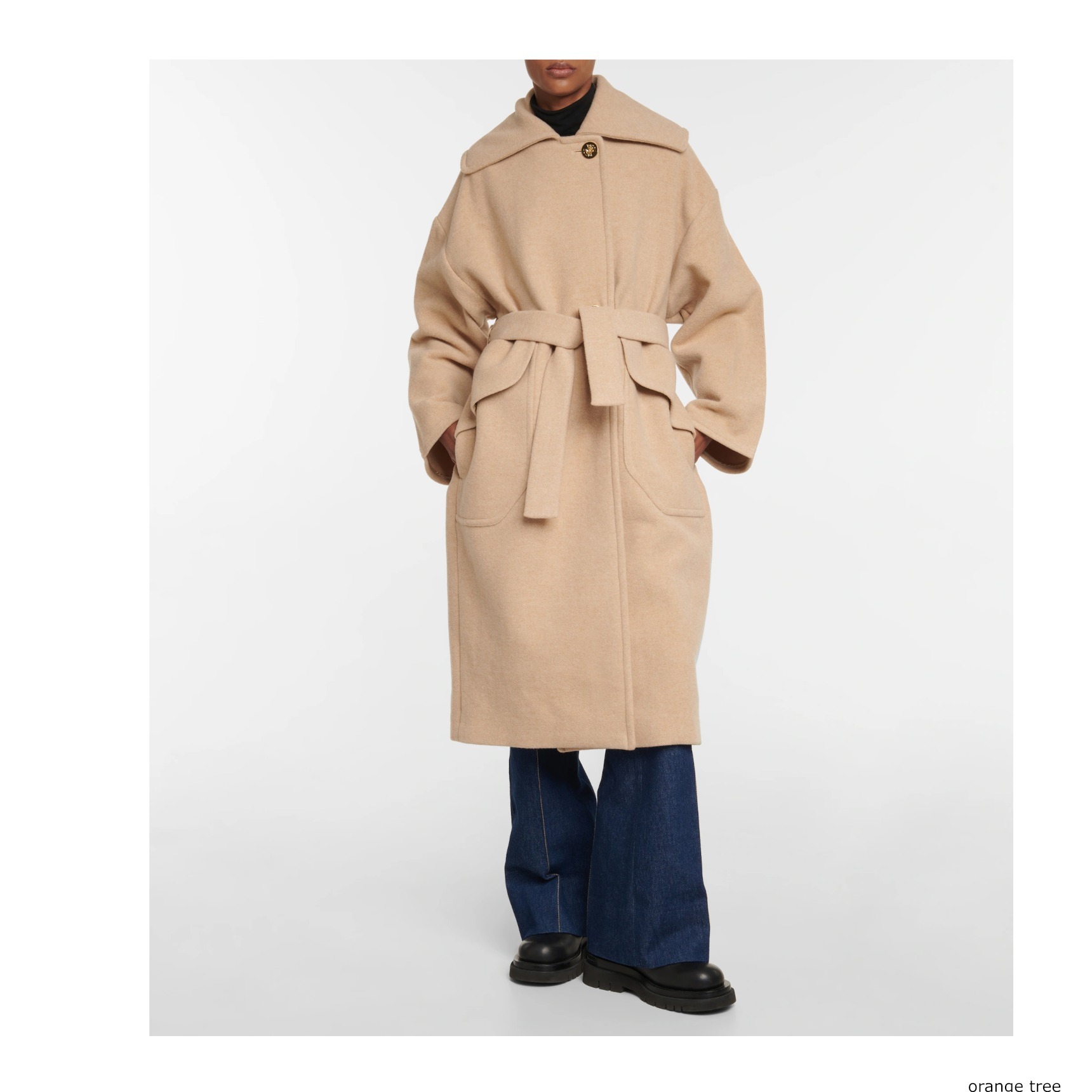 PATOU パトゥ ロゴ コートWool-blend coat717721 PATOU パトゥ ロゴ コートWool-blend coat717721 (PATOU/コート