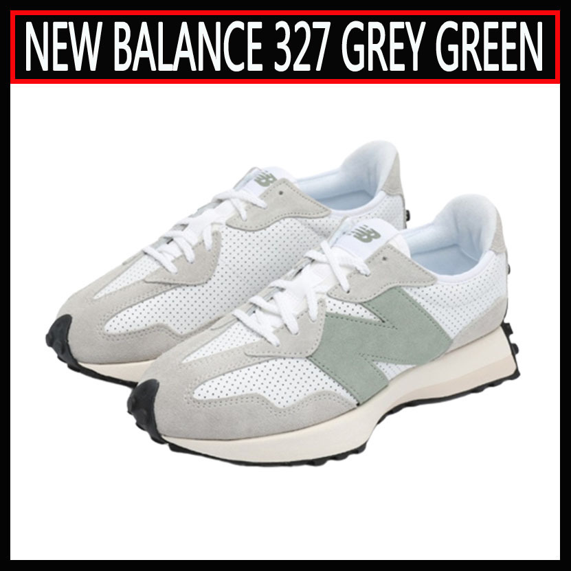 人気 ☆ NEW BALANCE☆WS327JRC GREY GREEN