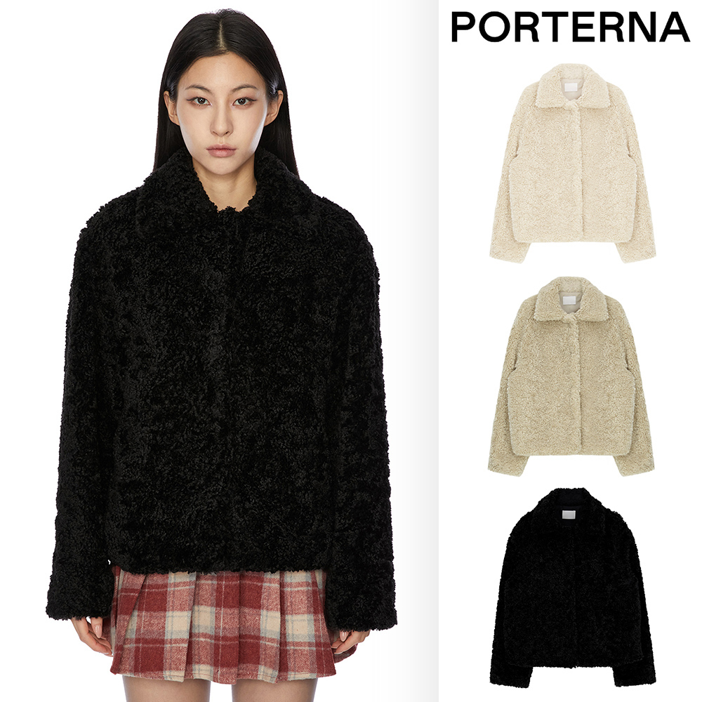 【PORTERNA】Ember shearling jacket