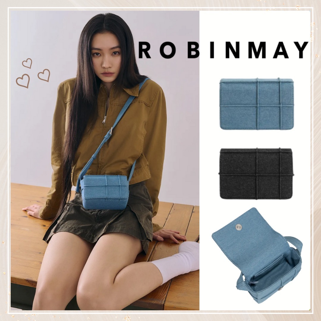 追跡有★ROBINMAY デニム ミニ ショルダーバッグ wc126