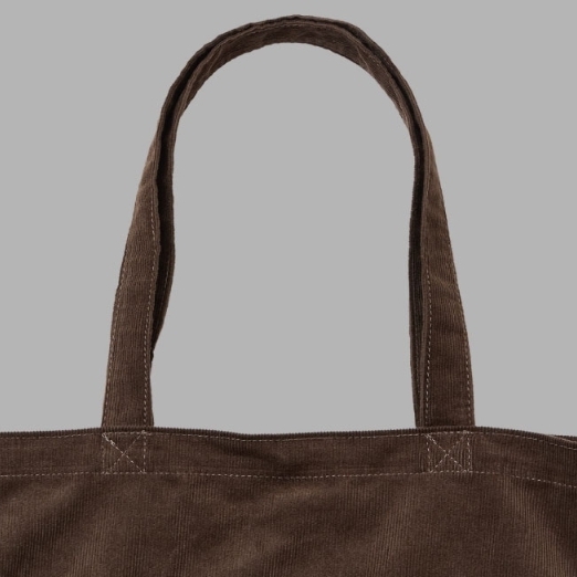 トートバッグ THE MUSEUM VISITOR CORDUROY REVERSIBLE BAG 5MM413 THE MUSEUM VISTIOR 2023-2024 CORDUROY ECO BAG MY1505 Ω