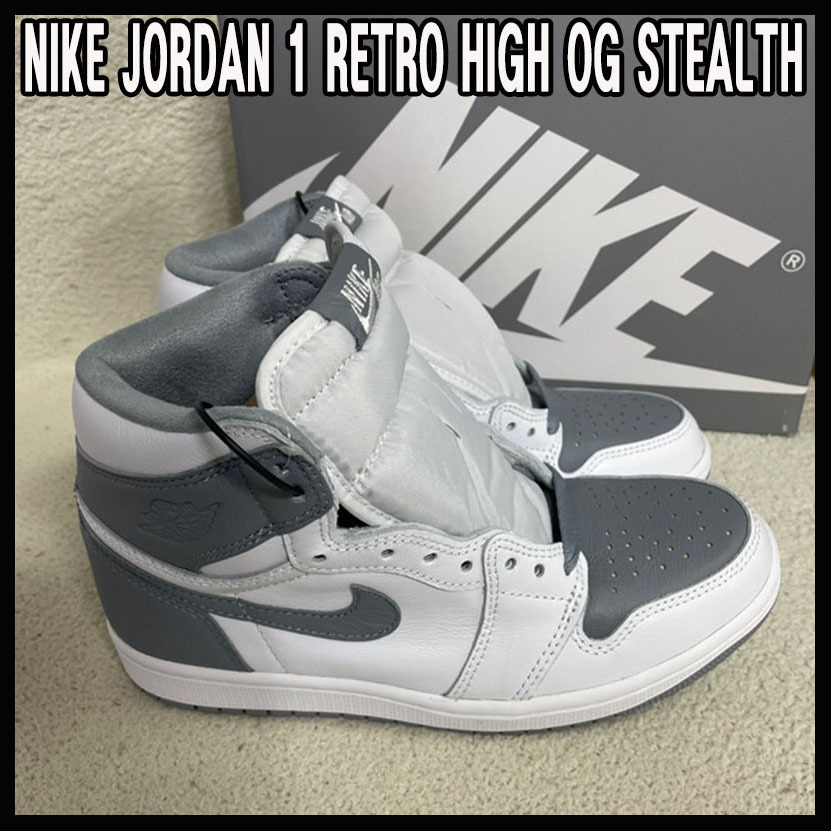 大人気 ☆NIKE☆ JORDAN 1 RETRO HIGH OG STEALTH