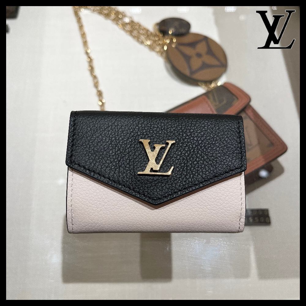 【上品で洗練されたバイカラー】Louis Vuitton★折りたたみ財布