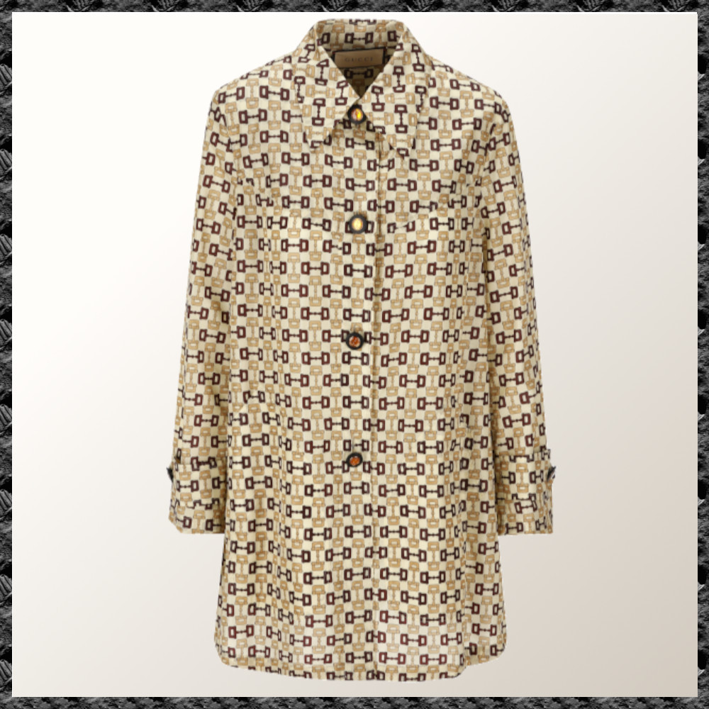 VIPセール◆送料込【GUCCI】グッチ ホースビット ナイロンコート