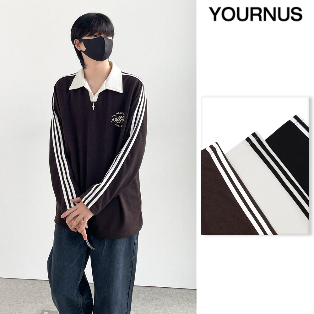 【YOURNUS】Aman Track Collar T-Shirt