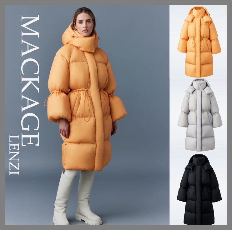 【MACKAGE】オーバーサイズ LENZI バルーンスリーブ ダウン